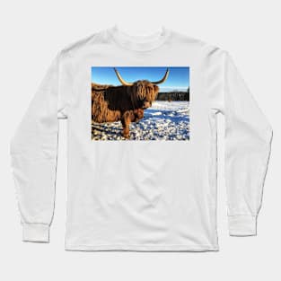 Scottish Highland Cattle Cow 2272 Long Sleeve T-Shirt